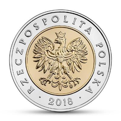 Polská pamětní mince 5 zl 2018 "100 let nezávislosti"