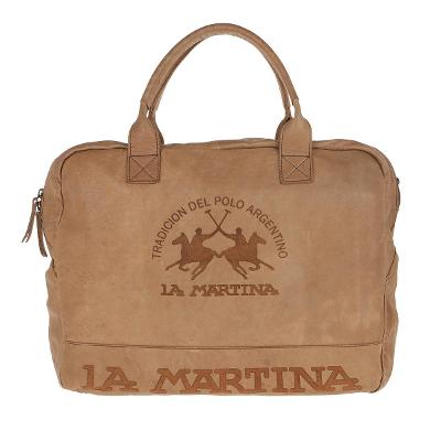 La Martina Esteban - taška z pravé kůže, skvělý design, poslední kus!