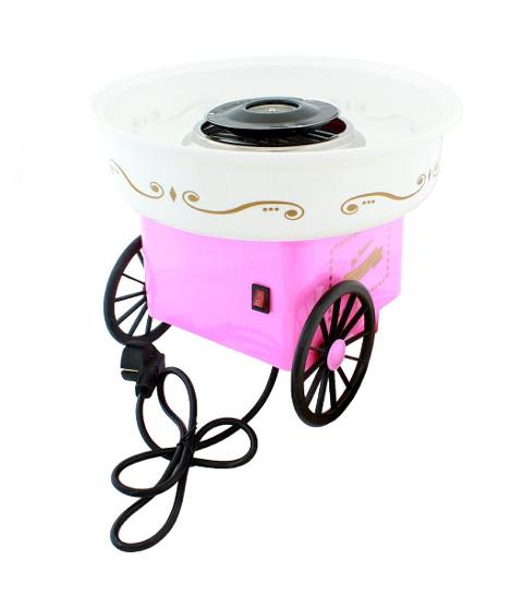 Výrobník cukrové vaty růžová + dárek - Malé elektrospotřebiče