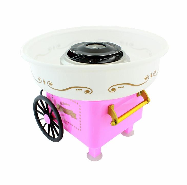 Výrobník cukrové vaty růžová + dárek - Malé elektrospotřebiče
