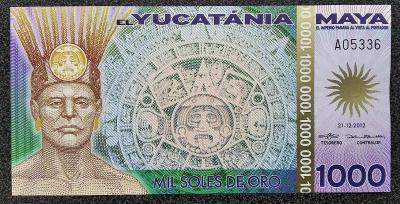 El Yucatánia - 1000 soles de oro (polymer) - 2012