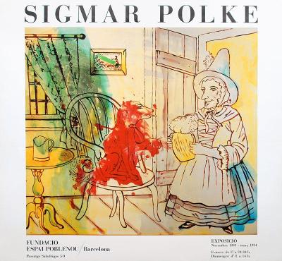 Sigmar Polke - Plakát pro Fundacio Espai Poblenou, Barcelona 1993