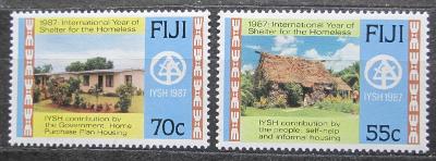 Fidži 1987 Mezinárodní rok bydlení Mi# 566-67 2038