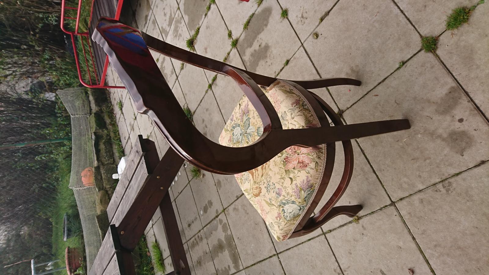 Biedermeier židle 6x - Starožitnosti