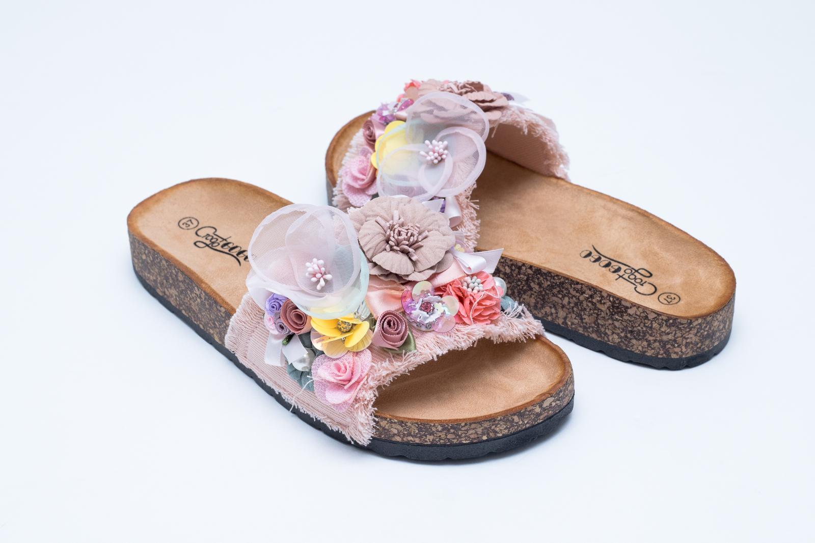 Růžové korkové pantofle 36,37,38,39 - SKLADEM MODRÉ A BÍLÉ - Oblečení, obuv a doplňky