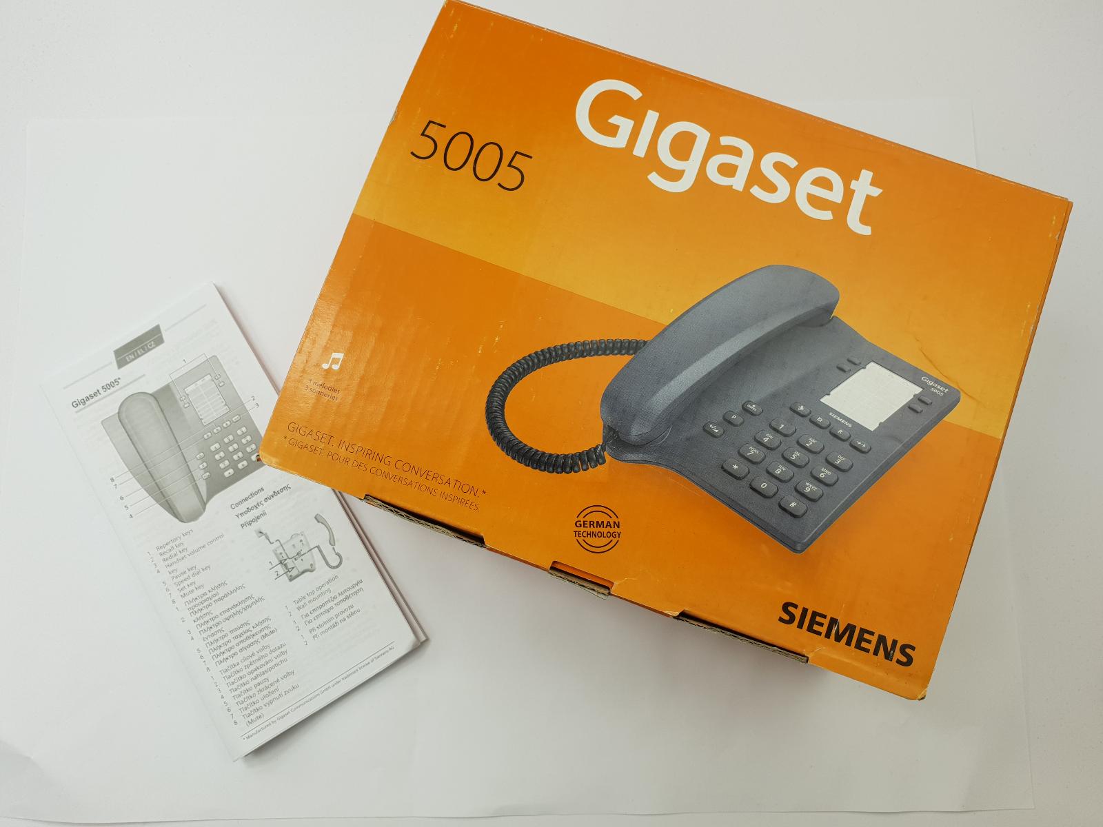 Telefon Siemens Gigaset 5005, nový | Aukro