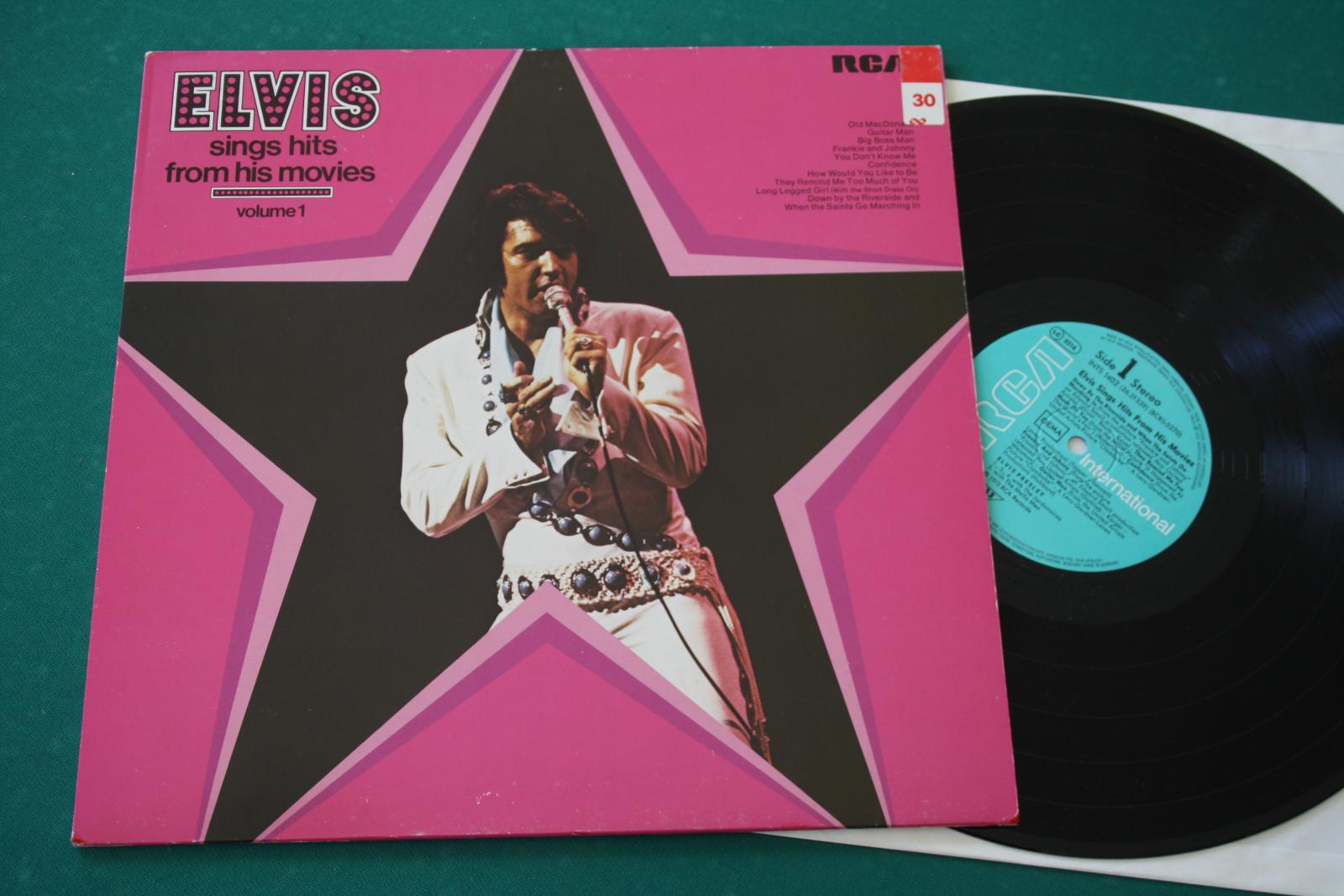 ELVIS PRESLEY sings hits from his movies - výb. stav - UK 1972 LP - Hudba