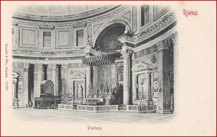 Roma * Panteon, interiér, Stengel * Itálie * Z2200