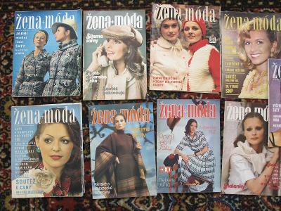 Žena a móda   - soubor celkem 9  ks časopisů ze 70-tých let !!! !!!