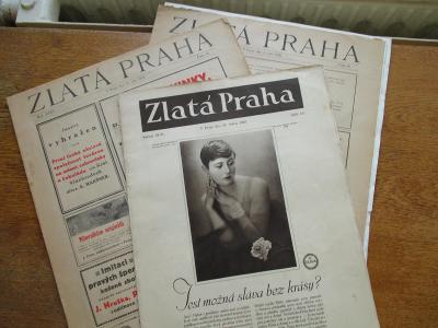 Staré časopisy Zlatá Praha 1918/ 1918/1929