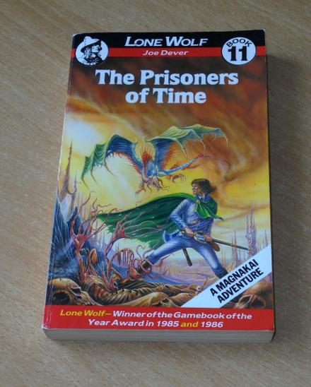 Lone Wolf č. 11 - The Prisoners of Time - Joe Dever - Gamebook - Knižní sci-fi / fantasy