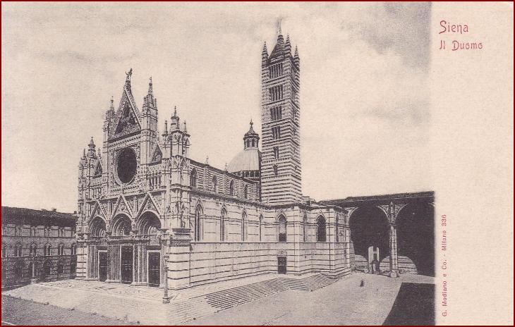 Belluno * katedrála, kostel, architektura * Itálie * Z1801 - Pohlednice