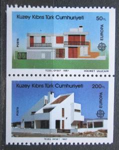 Kypr 1987 Evropa CEPT, moderní architektura Mi# 205-06 C 2049
