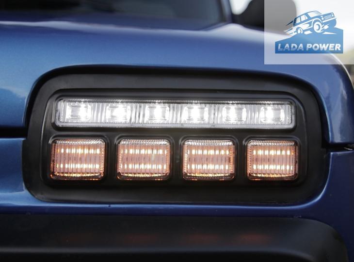Lada Niva Led denní svícení + blinkry Lada 4x4 OFFROAD