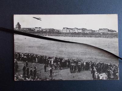 Francie Letadlo vzlet Peugeot  průkopník létání pilot Praha 1913 super