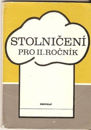 Kniha Stolničení pro II. ročník SOU kuchař-číšník / Jagelek 1985