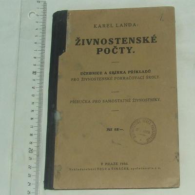 Živnostenské počty - K. Landa - 1930