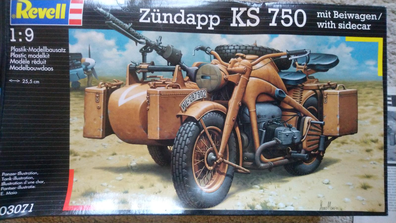 REVELL 03071 Zündapp KS 750 mit Beiwagen 1:9 | Aukro