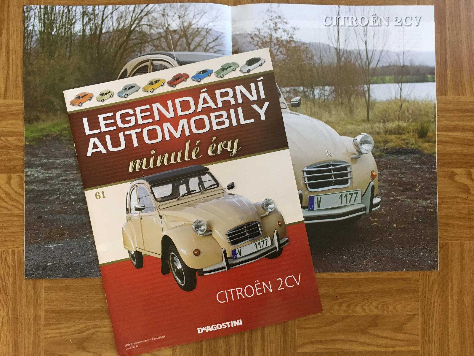 časopis Legendární automobily minulé éry č. 61 Citroen 2CV bez modelu! - Knihy a časopisy