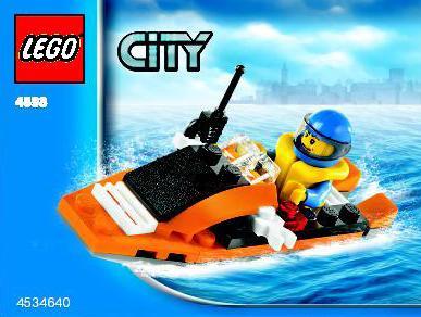 LEGO City: 4898 Coast Guard Boat - Hračky