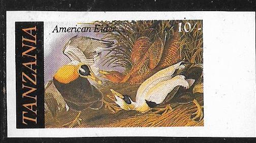TANZÁNIE 316 Audubonovi ptáci - kajky - NEZOUBKOVANÁ** - Tematické známky