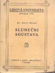 Dr.Jarek Holub - SLUNEČNÍ SOUSTAVA /1924/