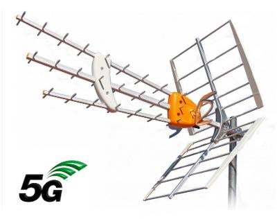 5G READY aktivní anténa Televes HD BOSS 700 MHz  - vestavěný zesilovač