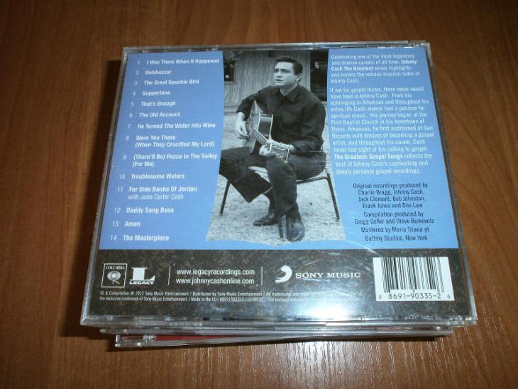 CD JOHNNY CASH : The greatest gospel songs - Hudba na CD