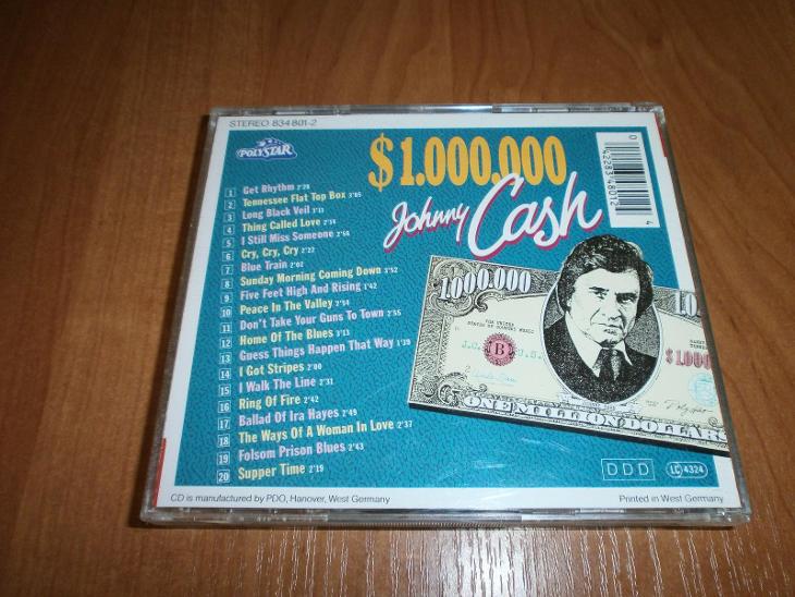 CD JOHNNY CASH : One million dollars Cash