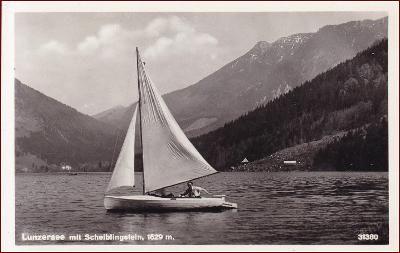 Lodě (vodní doprava) * plachetnice, regata, sport, Lunzersee * M4192
