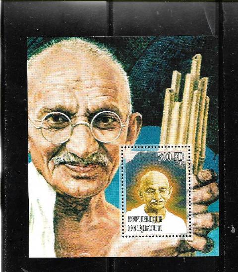 Džibuti 2017 - Mahátma Gándhí - Známky