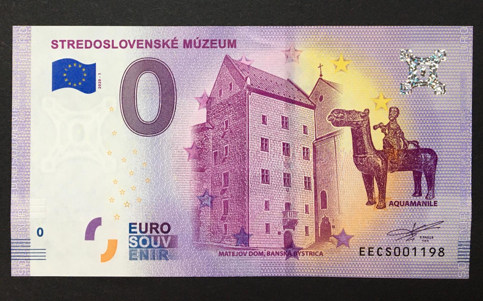 0 Euro Souvenir STREDOSLOVENSKÉ MÚZEUM 2020 - Zberateľstvo