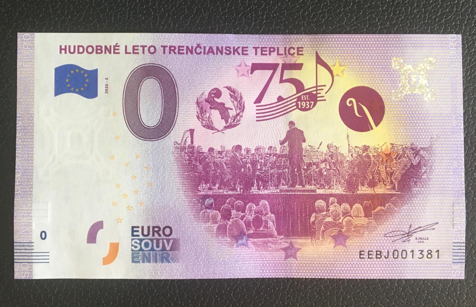 0 Euro Souvenir HUDOBNÉ LETO TRENČIANSKE TEPLICE 2020 - Zberateľstvo