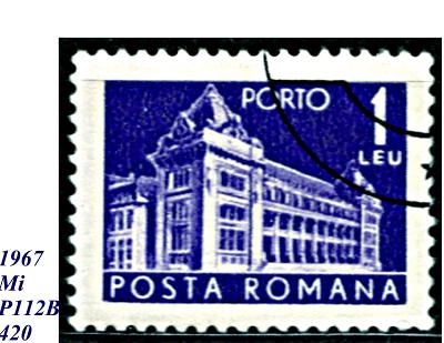 Rumunsko  1967, centrální PÚ