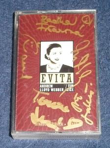 MC - Muzikál Evita - Divadlo Spirála (Autogramy -Fišarová,Černoch,atd)