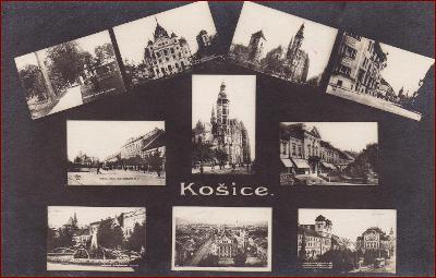 Košice (Kassa) * části města, okénková koláž * Slovensko * Z282