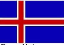 Vlajka Island - nylon 90x150cm