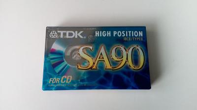 TDK SA-90 Audio Kazety Type-II/IEC-II / High Position