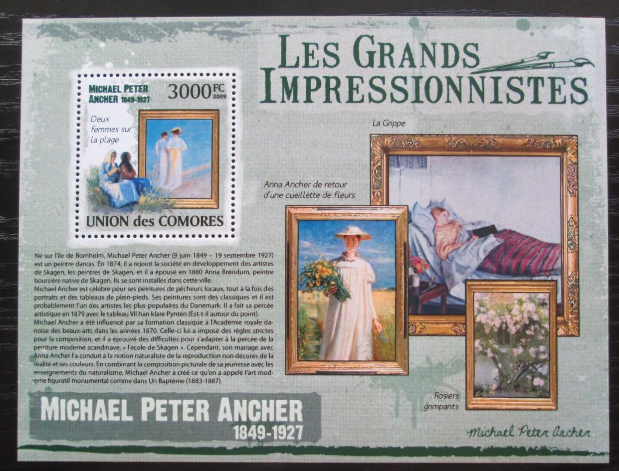 Komory 2009 Umenie, Michael Peter Ancher Mi# 2596 Kat 15€ 1951 - Známky