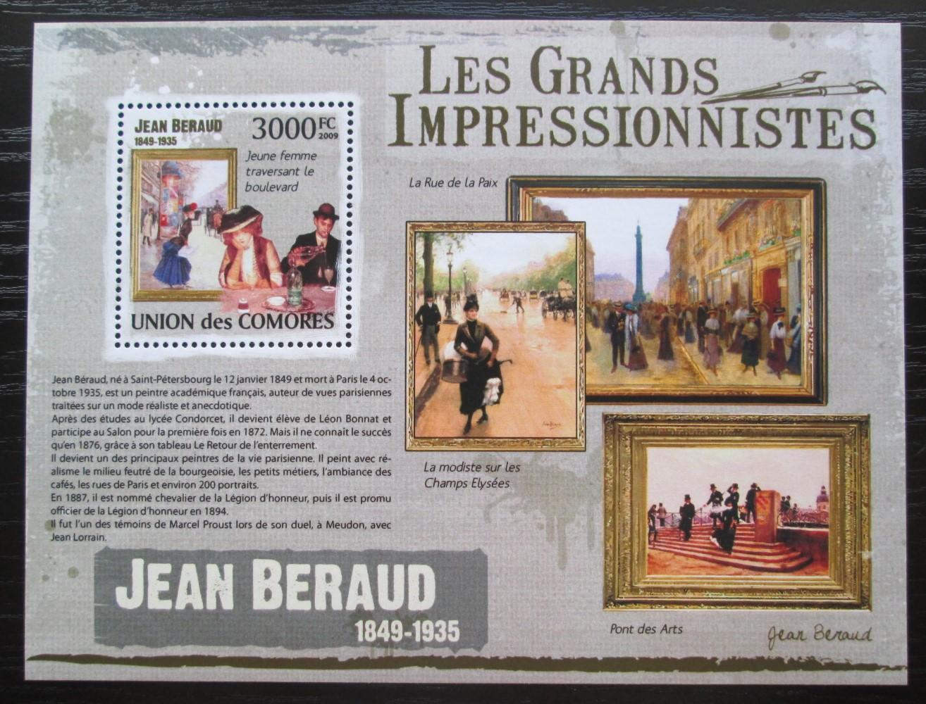 Komory 2009 Umenie, Jean Béraud Mi# 2597 Kat 15€ 1951 - Známky