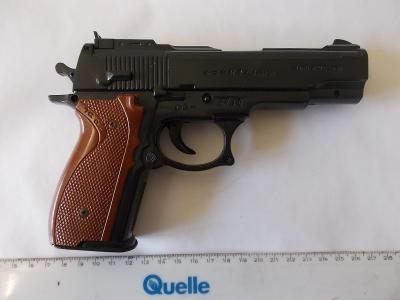 Pistole airsoft  plast kov zbraň vrchní plnění kuličkami Smith Wesson