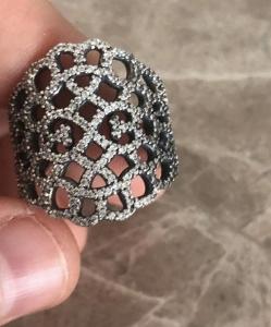 100% original Pandora prsten se zirkony krajkovy 