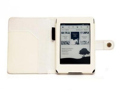 Pouzdro Fortress pro Amazon Kindle Paperwhite, bílé, magnetické zapíná
