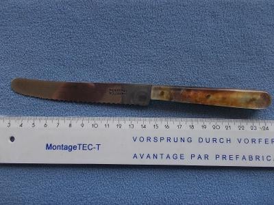 Starý příbor nůž super značený Solingen  střenka