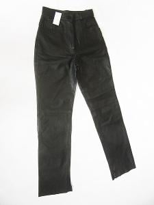 Kožené kalhoty dámské- vel. 32, pas: 62 cm