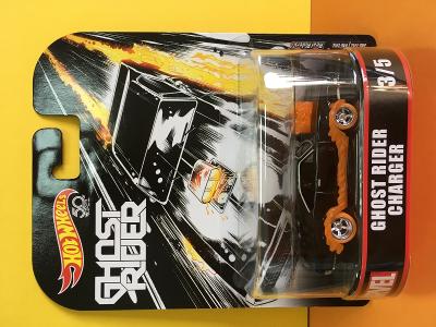 Ghost Rider Charger - Marvel 3/5 - prémiové Hot Wheels 