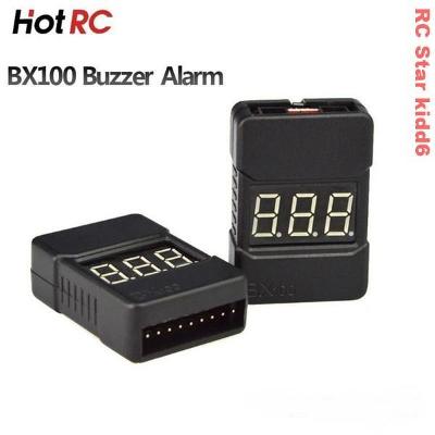 HotRC BX100 - LUXUSNÍ Tester a Alarm LiPo baterií 1-8S LiPo,LiFe,LiIo 
