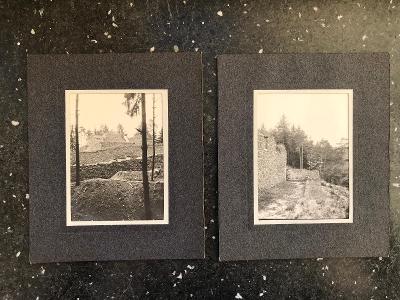 Kozí Hrádek – 2x snímek z roku 1913