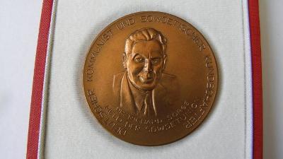 Pamětní medaile NDR Richard Sorge Vojenský zpravodajský důstojník