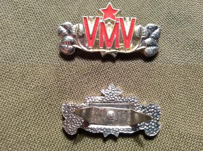 Vojenský odznak VMV (vojsk ministerstva vnitra) stříbrný, originál
